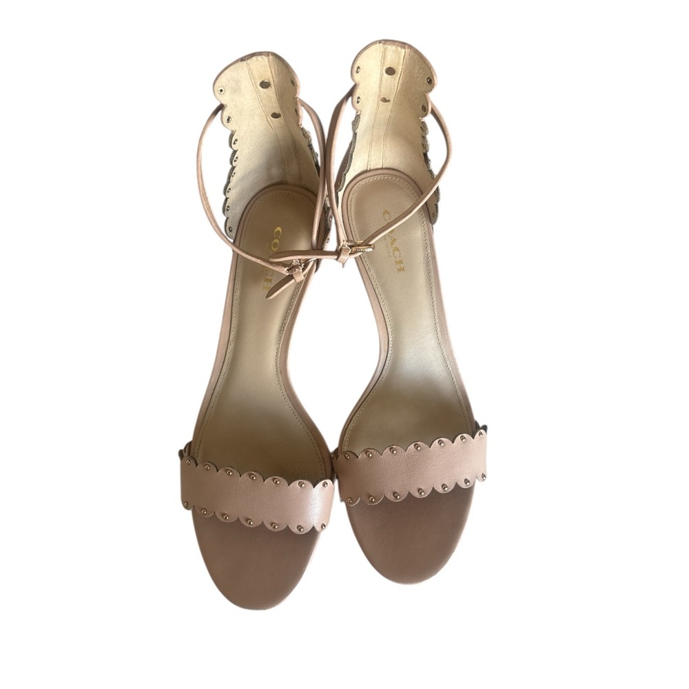 Coach Women's Nude Heeled Sandals